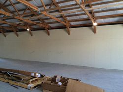 new building walls