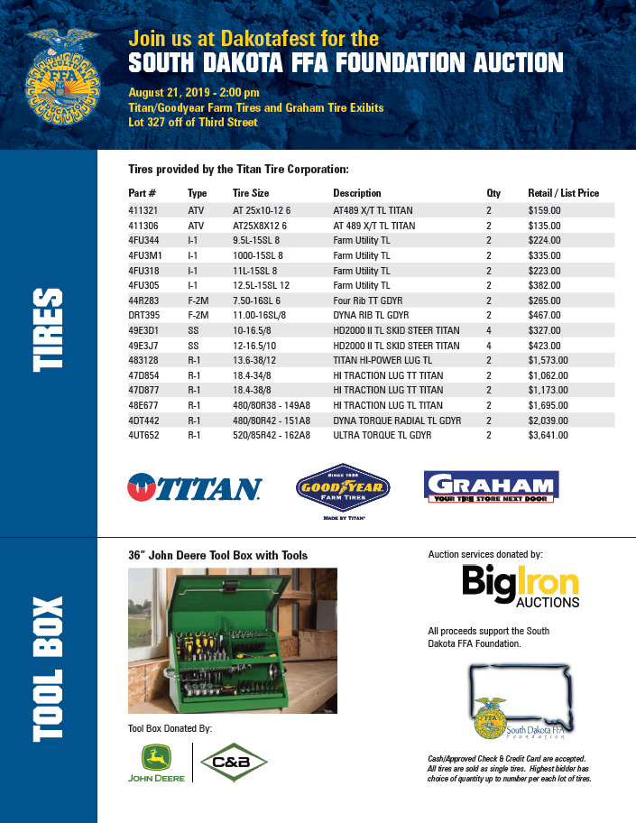Auction Flyer